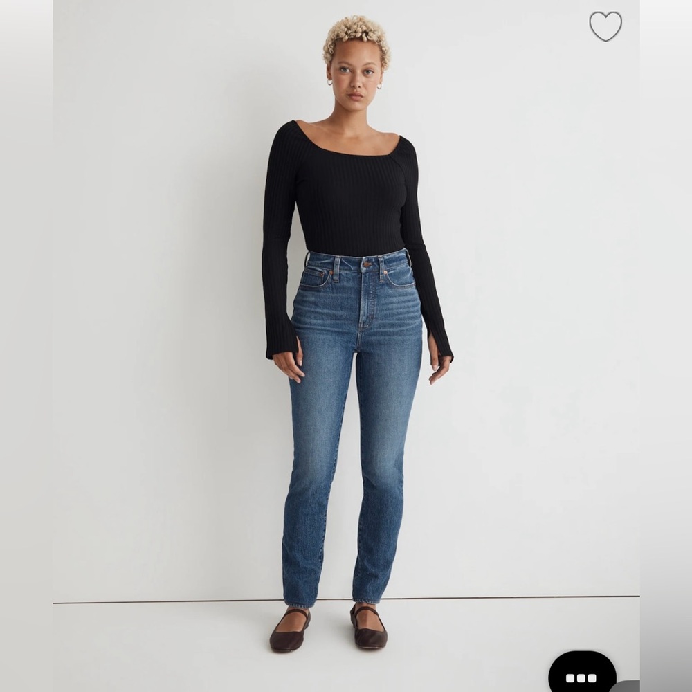 Madewell curvy perfect vintage jeans in Decatur wash